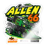 Lochlan Allen | 2025 |  Kiss-Cut Vinyl Decal 2 - white glossy
