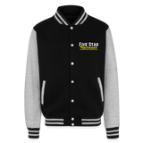 Five Star Racewear | Letterman Jacket - black/heather grey