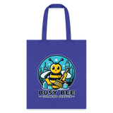 Busy Bee Cleaning | Tote Bag - royal blue