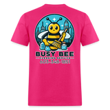 Busy Bee Cleaning | Adult T-Shirt - fuchsia