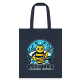 Busy Bee Cleaning | Tote Bag - navy