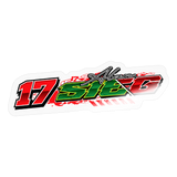 Alan Sieg | 2025 |  Kiss-Cut Vinyl Decal - transparent glossy