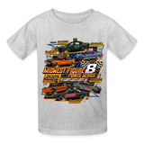 Midwest Figure 8 | 2025 | Youth T-Shirt (Front Only) - heather gray