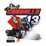 Abel Connolly | 2024 |  Kiss-Cut Vinyl Decal 2 - transparent glossy