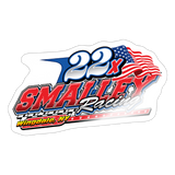 Smalley Racing | 2025 |  Kiss-Cut Vinyl Decal - white glossy