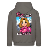 Fast Fearless | That Girl | Adult Hoodie - asphalt gray