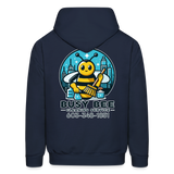 Busy Bee Cleaning | Adult Hoodie - navy