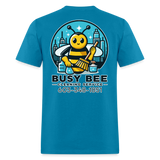 Busy Bee Cleaning | Adult T-Shirt - turquoise