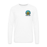 Busy Bee Cleaning | Adult LS T-Shirt - white