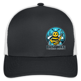 Busy Bee Cleaning |  Baseball Cap - dark gray/white