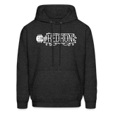 KEDRON | White Logo | Adult Hoodie - charcoal grey