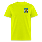Busy Bee Cleaning | Adult T-Shirt - safety green