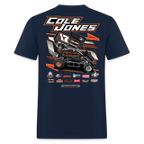 Cole Jones | 2025 | Adult T-Shirt - navy