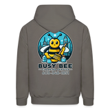 Busy Bee Cleaning | Adult Hoodie - asphalt gray