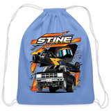 Stine Racing | 2025 | Cotton Drawstring Bag - carolina blue