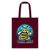 Busy Bee Cleaning | Tote Bag - burgundy