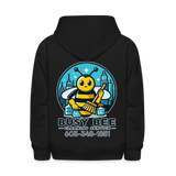 Busy Bee Cleaning | Youth Hoodie - black