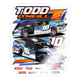 Todd O’Neill | 2025 |  Kiss-Cut Vinyl Decal 2 - white glossy