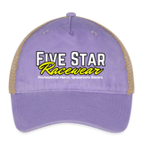 Five Star Racewear | Women's Trucker Hat - washed purple/beige