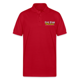 Five Star Racewear | Adult Jersey Polo - red