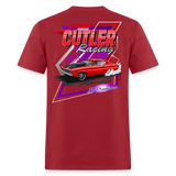 Cutler Racing | 2025 | Adult T-Shirt - dark red