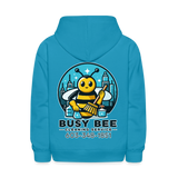 Busy Bee Cleaning | Youth Hoodie - turquoise