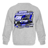 Brian Dasenbrock | 2023 | Youth Crewneck Sweatshirt - heather gray