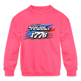 Khloe Tenski | 2023 | Youth Crewneck Sweatshirt - neon pink