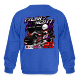Tyler Scott | 2023 | Youth Crewneck Sweatshirt - royal blue