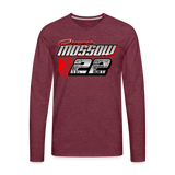 Owen Mossow | 2023 | Men's LS T-Shirt - heather burgundy