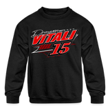 Drayven Vitali | 2023 | Youth Crewneck Sweatshirt - black