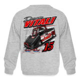 Drayven Vitali | 2023 | Youth Crewneck Sweatshirt - heather gray