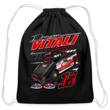 Drayven Vitali | 2023 | Cotton Drawstring Bag - black