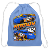 Rowdy Bonewell | 2023 | Cotton Drawstring Bag - carolina blue