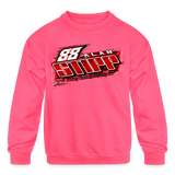 Alan Stipp | Design 2 | 2023 | Youth Crewneck Sweatshirt - neon pink