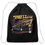 Wyatt Calcote | 2023 | Cotton Drawstring Bag - black