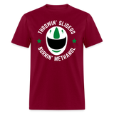 Throwin' Sliders | FSR Merch | Adult T-Shirt - burgundy