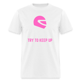 Race Like A Girl | FSR Merch | Adult T-Shirt - white