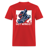 Got Wings | FSR Merch | Adult T-Shirt - red