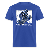 Got Wings | FSR Merch | Adult T-Shirt - royal blue