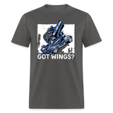 Got Wings | FSR Merch | Adult T-Shirt - charcoal