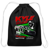 Kyle Wing | 2023 | Cotton Drawstring Bag - black