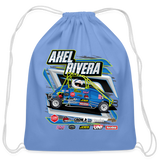 Axel Rivera | 2023 | Cotton Drawstring Bag - carolina blue