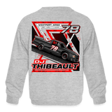 DJ Thibeault | 2023 | Youth Crewneck Sweatshirt - heather gray