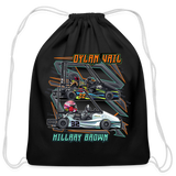 Vail Motorsports | 2023 | Cotton Drawstring Bag - black