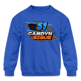 Camdyn Bigue | 2023 | Youth Crewneck | Sweatshirt - royal blue