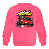 JJ Meehan | 2023 | Youth Crewneck | Sweatshirt - neon pink