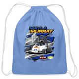 Mayla Murray | 2023 | Cotton Drawstring Bag - carolina blue