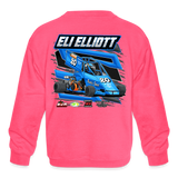 Eli Elliott | 20 | 2023 | Youth Crewneck | Sweatshirt - neon pink