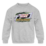 Jimmy Dutlinger | Dirtslinger | 2023 | Youth Crewneck Sweatshirt - heather gray